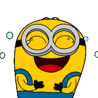 Gif animé rire Minon